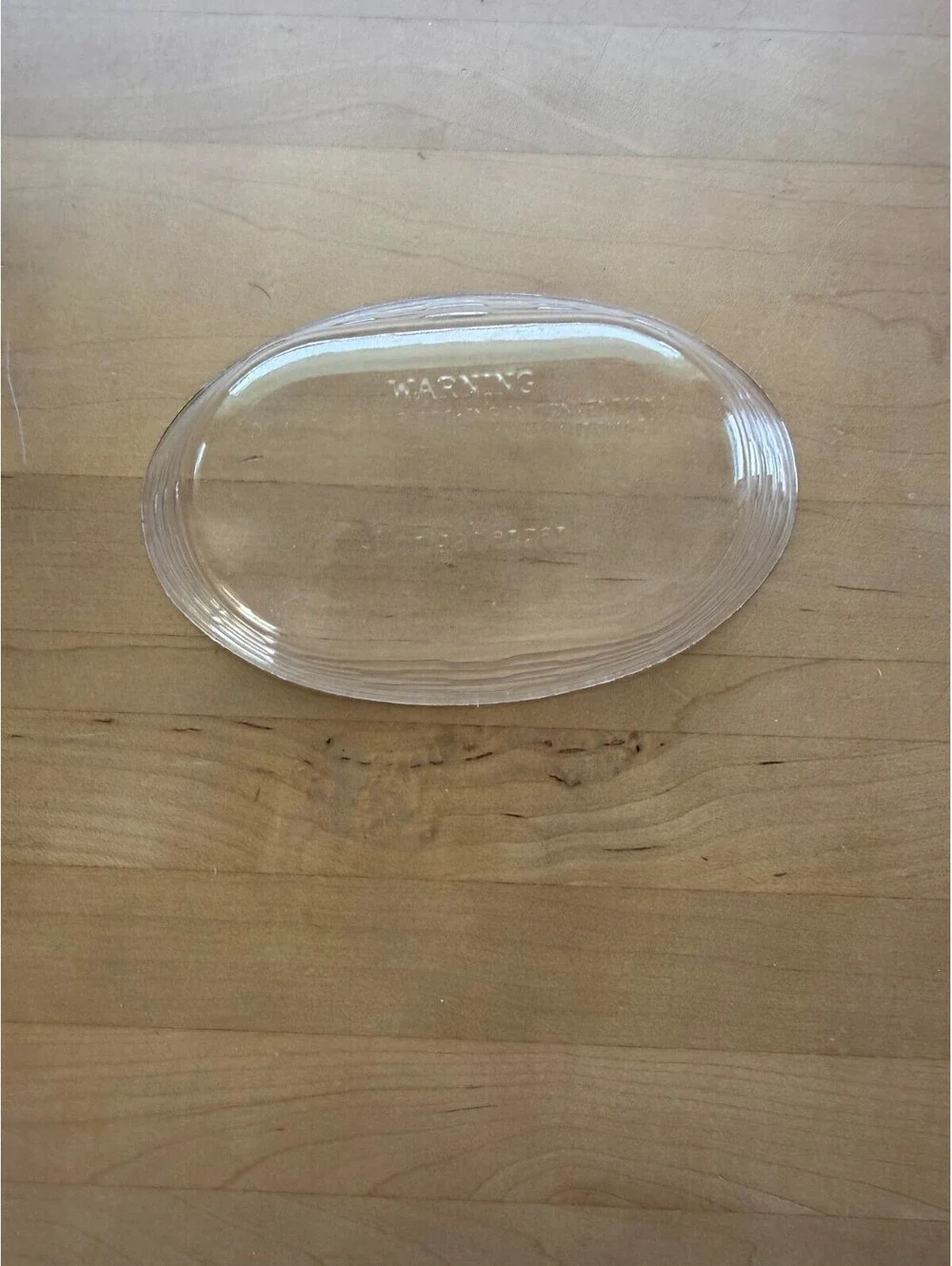 Longaberger Basket Clear Plastic Protector 6.25